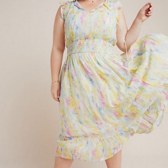 🌟HP🌟 Watercolor Dress - Picture 6 of 7